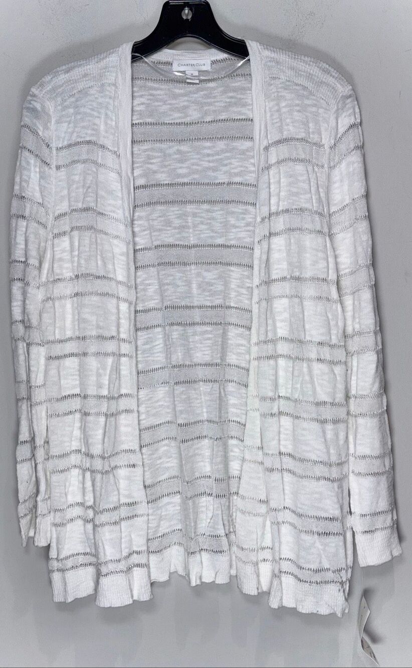 Charter Club white light cardigan size medium